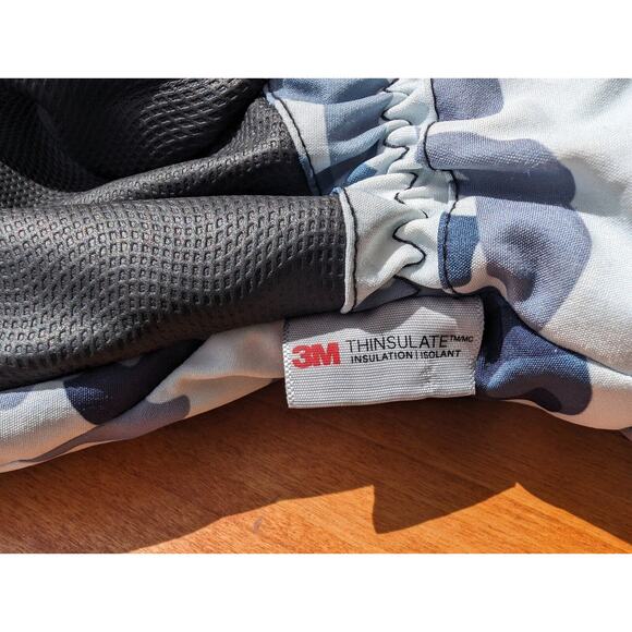 Anti Slip Ski Gloves Snow Gloves Ribbed Cuff Designed Warm Mittens for Outdoor - Picture 3 of 8